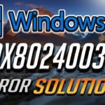 Windows 10 error 0x80244018