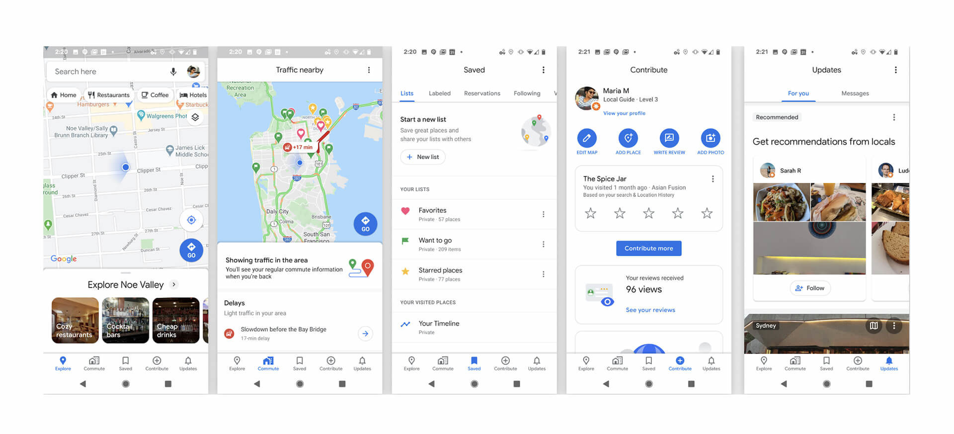  Google Maps 15th Anniversary New Tabs Updated