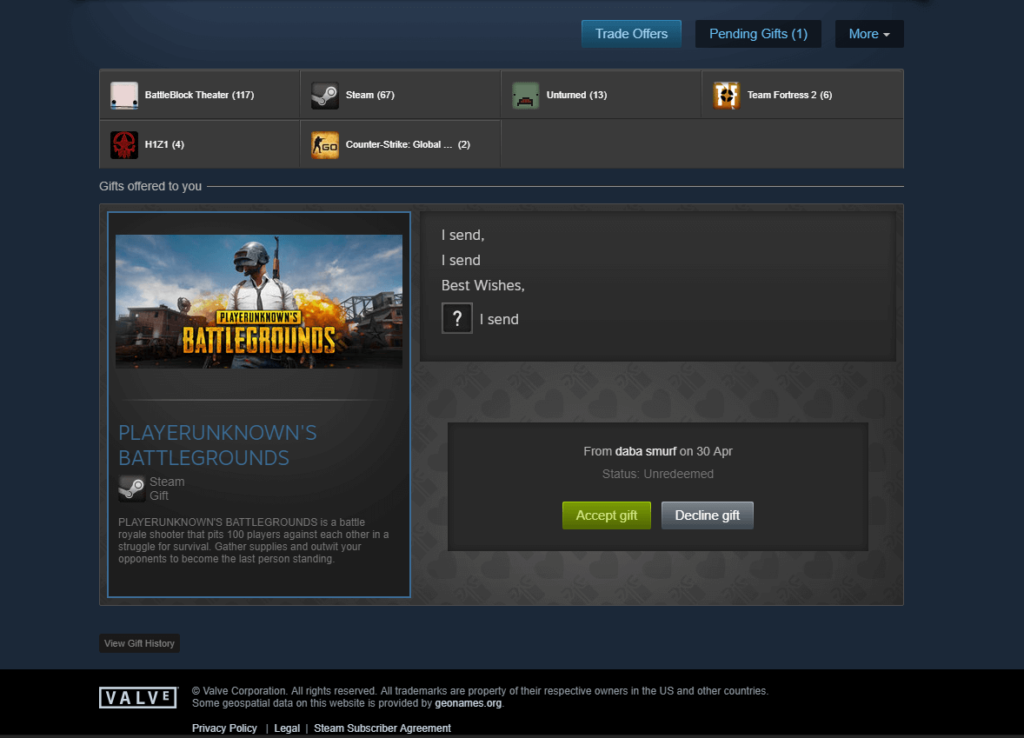 how to gift games on steam2