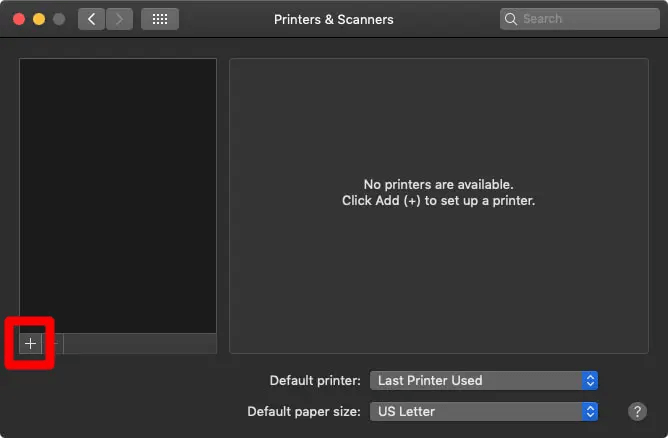 how to add printer to mac