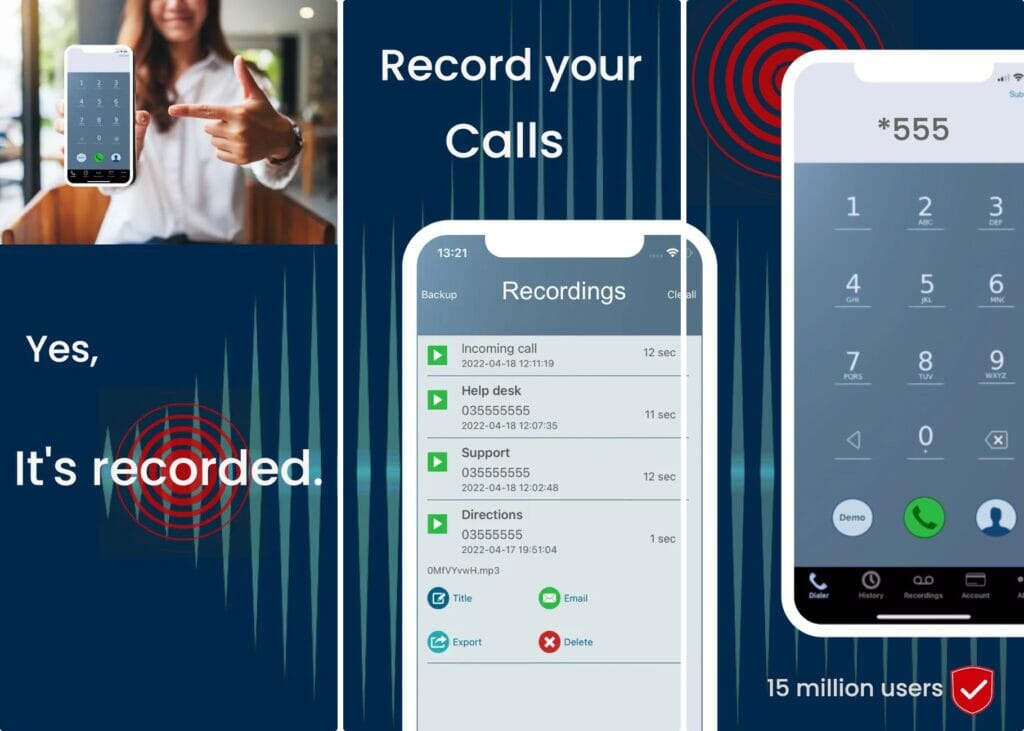 TeleStar Call Recorder iPhone