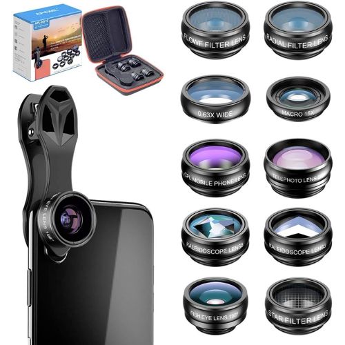 Apexal 10-in-1 Camera Lens Kit
