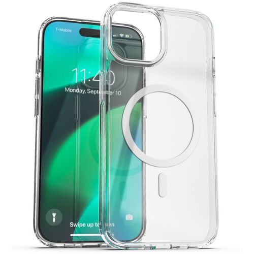 Encased iPhone 15 Pro Clear Case with MagSafe Wallet