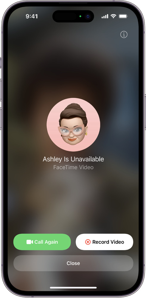New FaceTime Audio and Video Messages