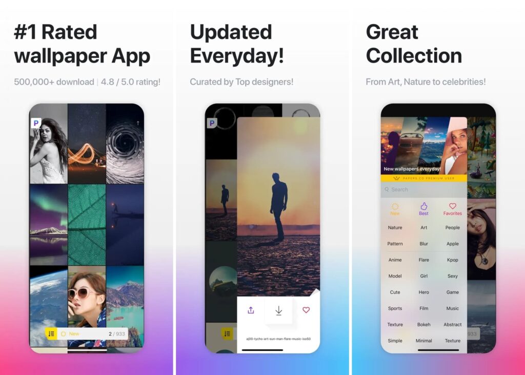 Papers.co Best Wallpaper App For iPhone