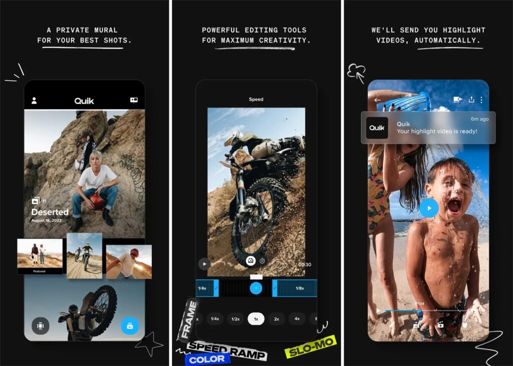 Quik by GoPro video editing app