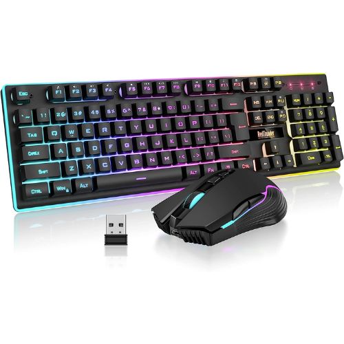 RedThunder K10 Wireless Gaming Keyboard and Mouse for mac