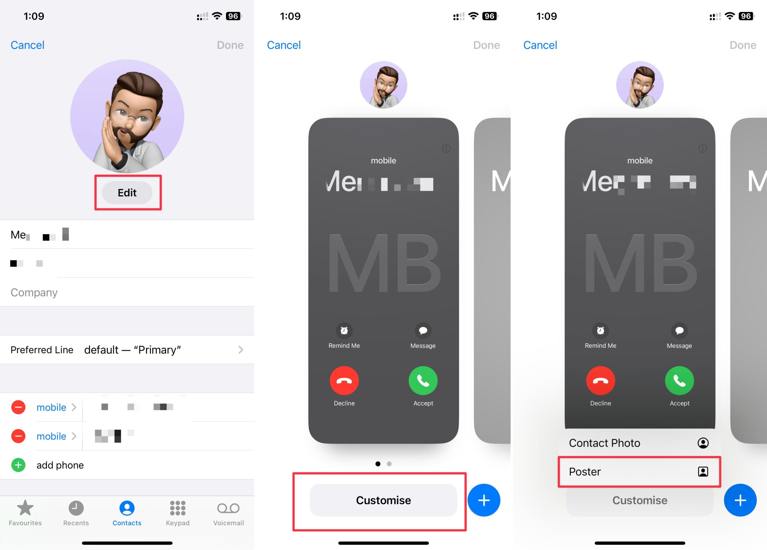 How to Edit Other's Contact Posters on Your iPhone