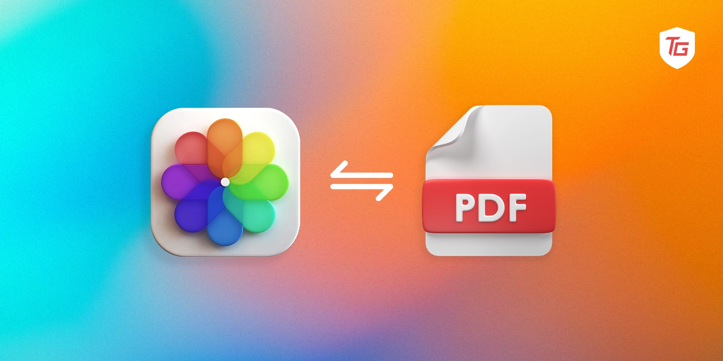 How to convert photo to PDF on iPhone