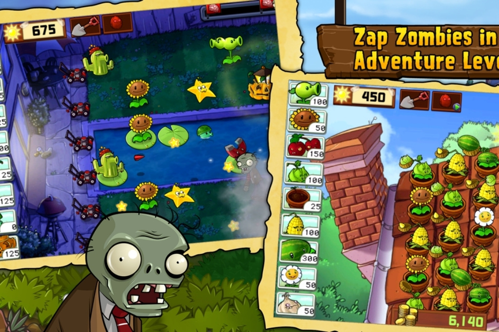 Plants vs. Zombies Best Tower Defense Games For iPhone And Android