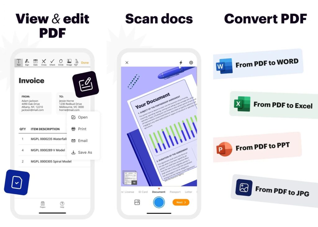 pdfFiller Best PDF Editors for iPhone and iPad
