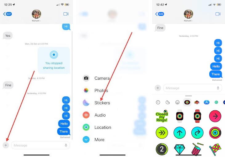 Live Stickers and Emoji Stickers new iMessage Features
