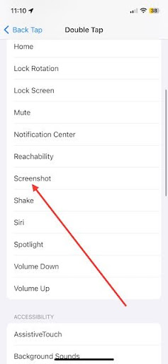 Take Screenshots on iPhone Using Back Tap Gestures