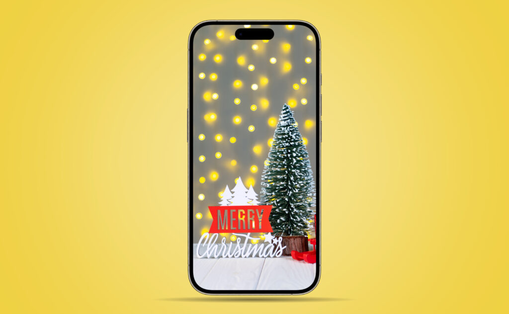 4K Merry Christmas Wallpaper for iPhone