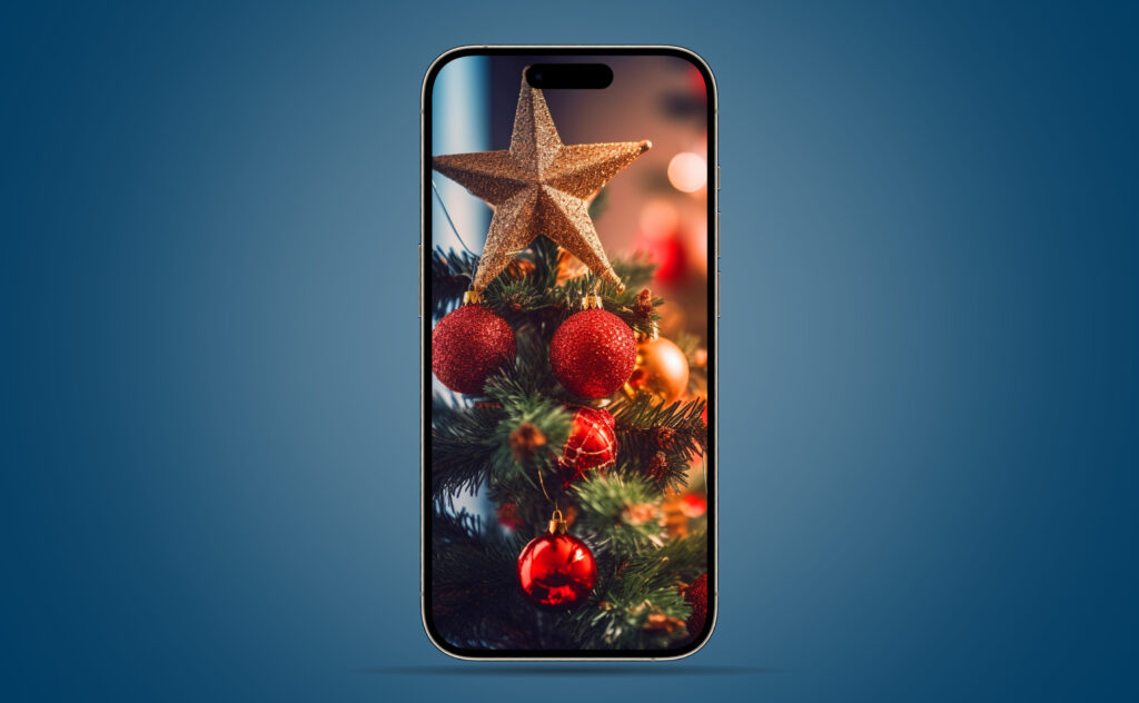 Christmas-Themed 4K Wallpaper for iPhone