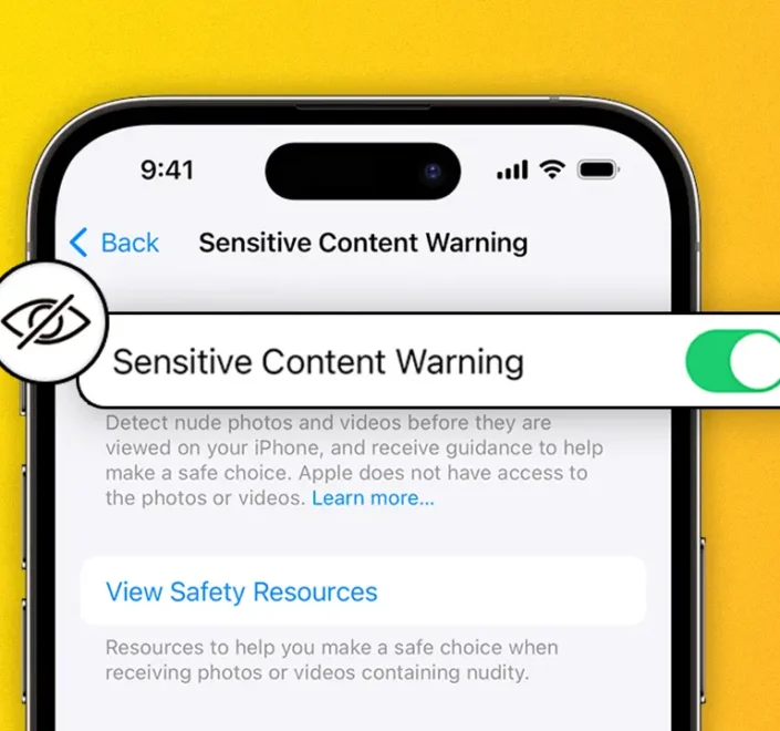 Enable and Use Sensitive Content Warning
