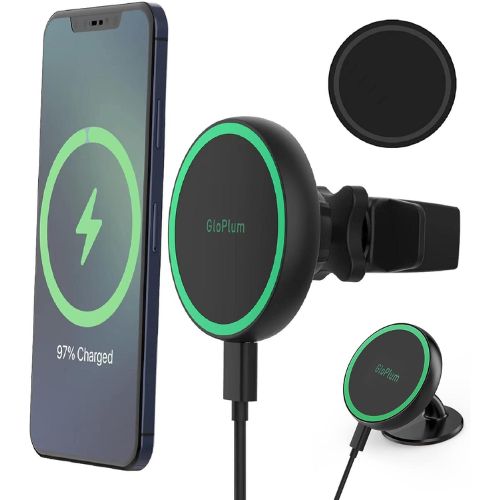 Gloplum Magnetic Wireless iphone Car Charger Mount