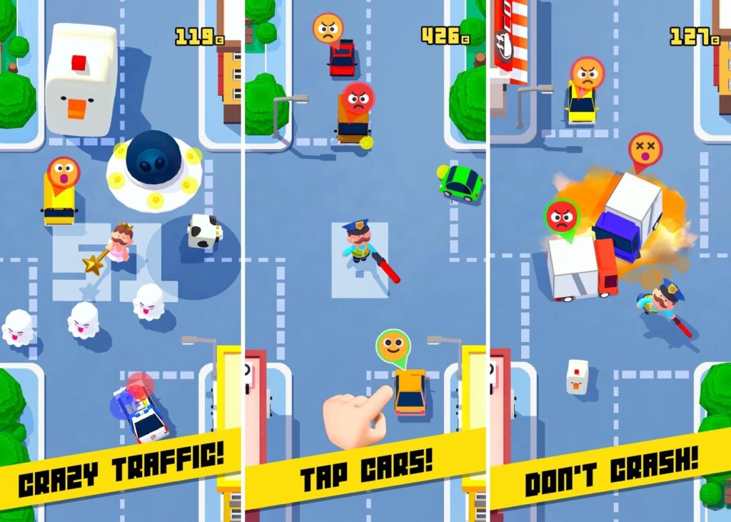 Mr. Traffic puzzle game
