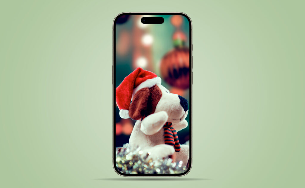 Snoopy Christmas Wallpaper for iPhone