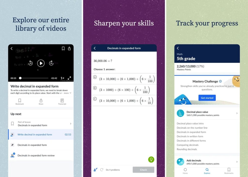 Khan Academy Education App for iOS