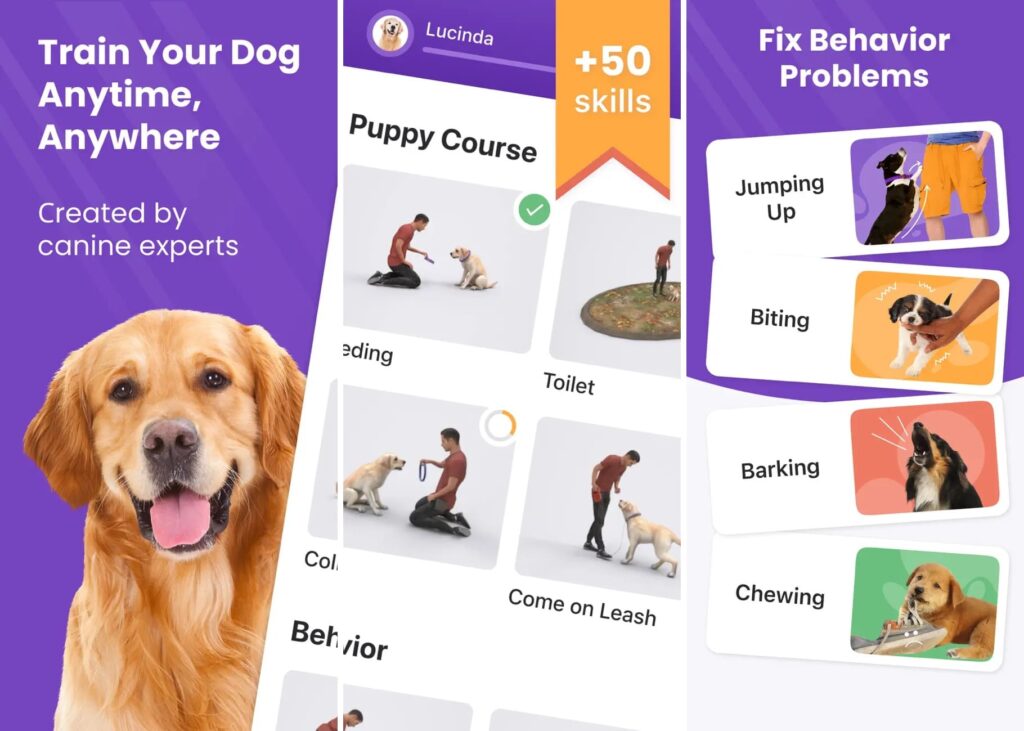 GoDog best free dog training app