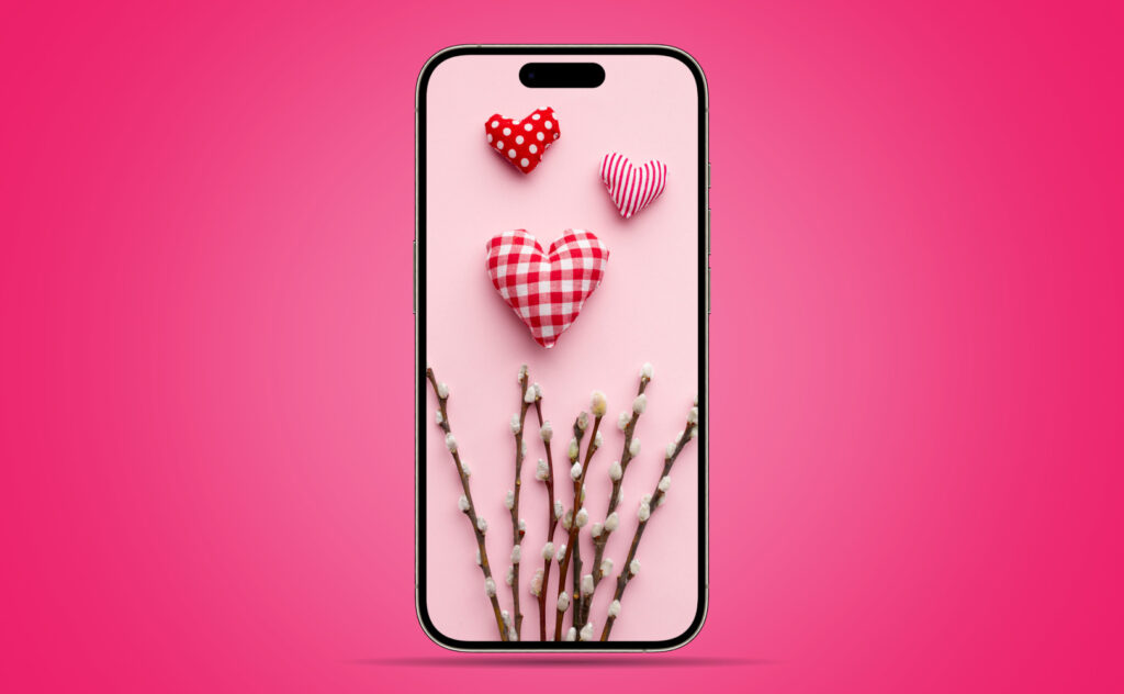HEART-ful(l) Valentine wallpaper for iPhone