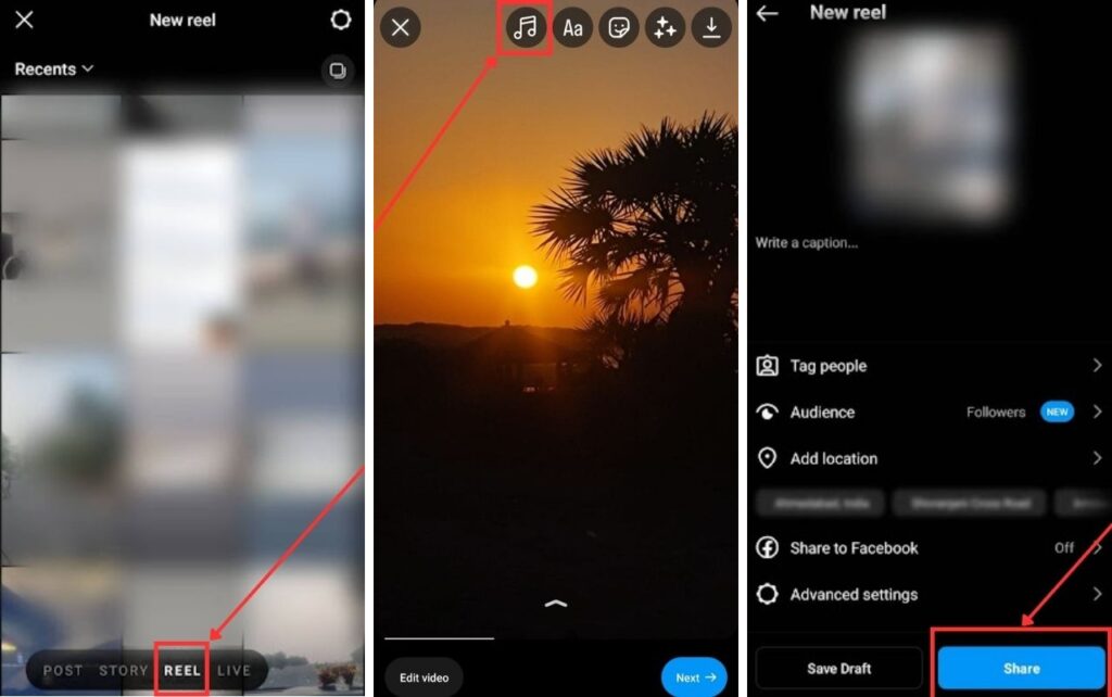 How to add Music to Instagram Reels