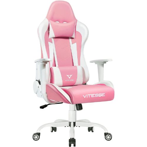 PUKAMI Pink Cute Kawaii Gaming Chair