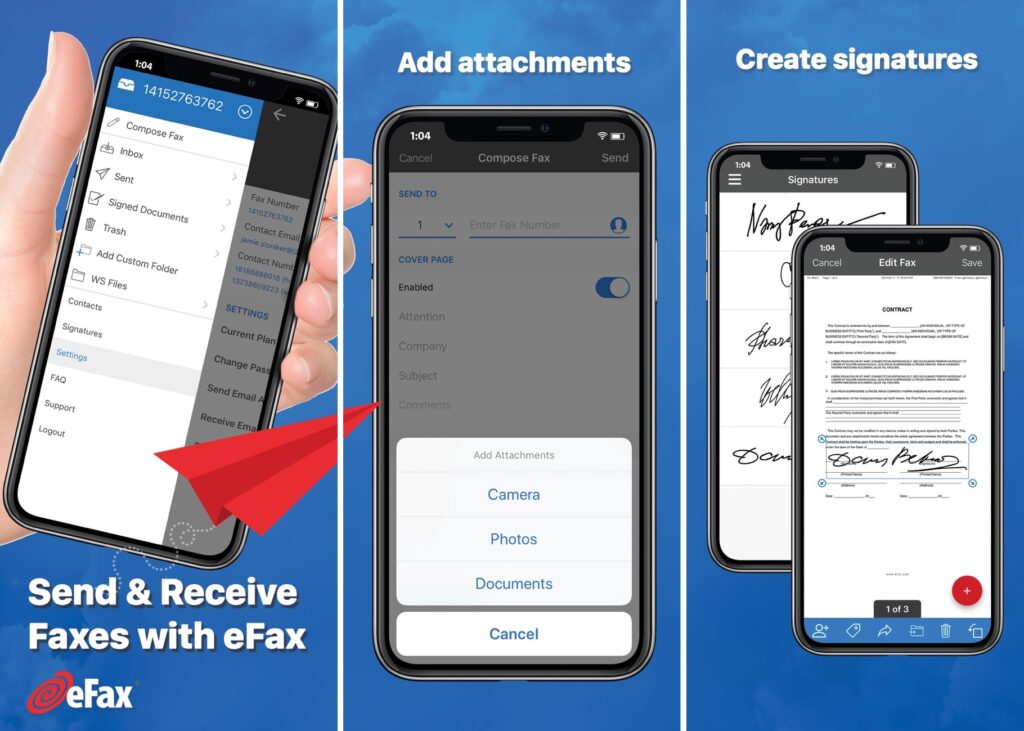 eFax App for iPhone –Send Fax from
