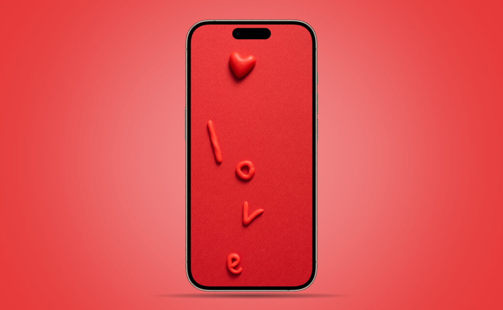 iPhone Valentine’s Day wallpaper
