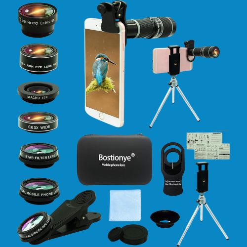 Bostionye Cell Phone Camera Lens Kit for phone