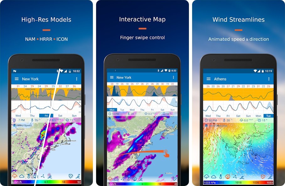 Flowx weather app for android