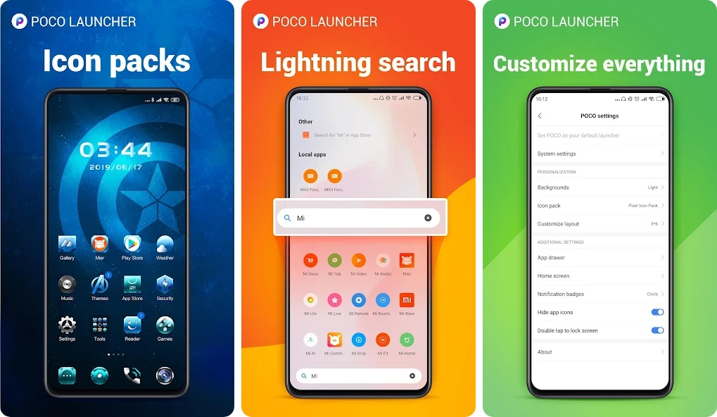 POCO Launcher 2.0 android launcher