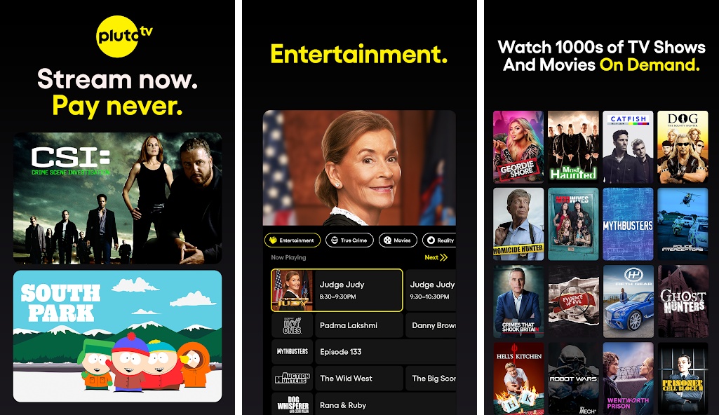 Pluto TV Free Movie Apps for Android